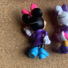 Disney Minnie Daisy PVC Plastic 2.5” Figure Lot of 4