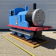 Thomas The Tank Engine Prop Handmade Parade Company Custom Sculpt Foam Train!