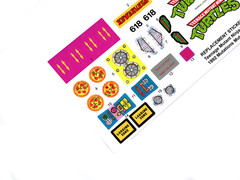CUSTOM STICKERS for TMNT 1992 Mutations Muta-Bike Teenage Mutant Ninja Turtles