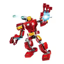Superhero Bricks Avengers Thor Iron Man Thanos Assemble Compatible Action Figure