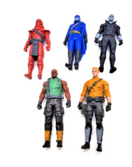 Greenbrier International Lot O 5 GI JOE COBRA DESTRO FIGURES 2 1/2 inches RARE