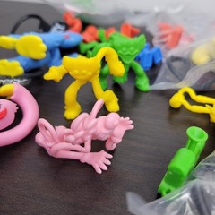 Poppy Playtime Mini Figure Lot Toy Vinyl Huggy Wuggy Kissy Missy Bunzo PhatMojo