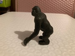 king kong miniature model giant gorilla mini figure 60 mm pvc bigfoot 1:24 scale