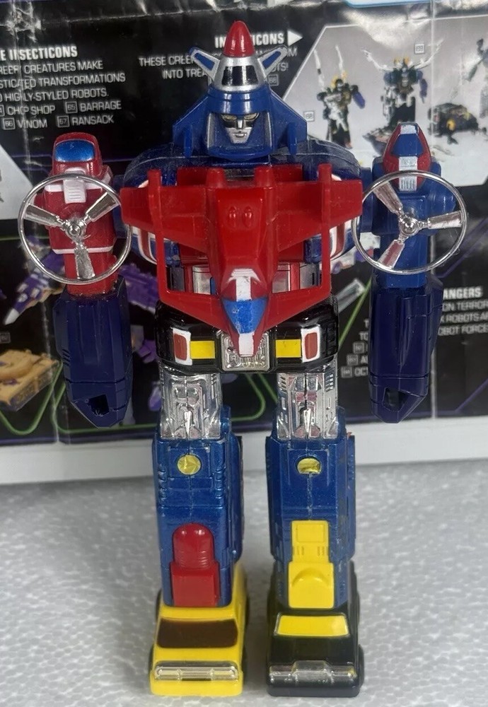 Vintage 1984 Bandai VOLTRON Dairugger GB-75 6″ Diecast Robot.