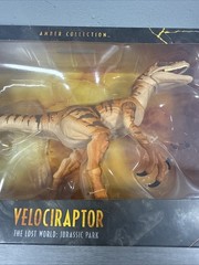 Mattel Jurassic Park Amber Collection Retired Velociraptor Lot JP3 Big One Tiger