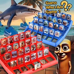 Italian Brainrot Guess Who I Am Game Puzzle Card Game Tung Tung Sahur Tralarero