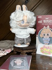 POPMART THE MONSTER Hair Salon Series Vinyl Plush Pendant – SECRET Hazy Noise ✨