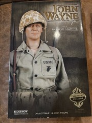 Sideshow Collectible Exclusive 12″ John Wayne as a Pacific Marine – NIB
