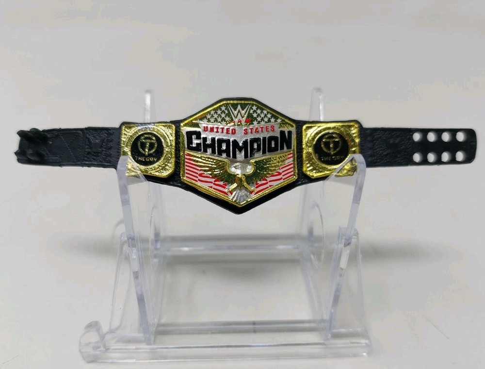 WWE Ultimate Elite Figure United States Champion Title Belt: Austin Theory Plate