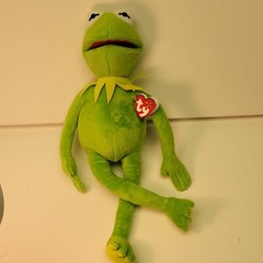 Ty Beanie Buddies Kermit the Frog 2013 Muppet’s Plush, Medium 16″ 40cm New