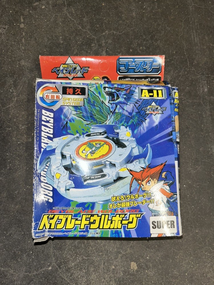 VINTAGE Bootleg Wolborg A-11 Bakuten Shoot Beyblade Yuri Ivanov Tala TAKARA New