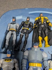 Mixed Batman Figure Lot Modern DC Comics Loose Some Rare Flaws