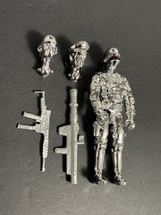 NEW 2026 Gi Joe LadyJayeToys Silver Chrome Red Shadow Trooper