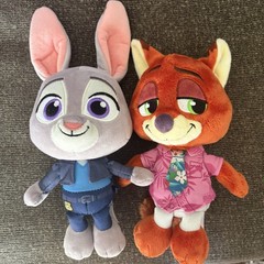 Disney’s Zootopia 2 Judy Hopps & Nick Wilde Stuffed Animal Movie Toys 8” Plush