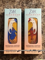 Zonawood Fingerboard Deck Set 32mm Split Ply Pokemon Latias Latios Tag Team RARE