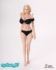 LDDOLL 29XL 1/6 Girl Seamless Body Steel Bone For 12″ Female Action Figure Head