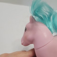 Vintage My Little Pony 1987 G1 Sundae Best Banana Surprise Pink Blue