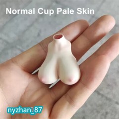 1:12 Big Bust Breast Cover Replacement Model Fit 6” Female Action Figure Doll