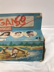 MEGO OUR GANG ROWBOAT VEHICLE WITH BOX FOR 8 INCH FIGURES Not Complete