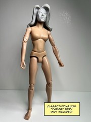 Arachnoid Lady Custom Action Figure Head 1:9 or 1:6 Mego