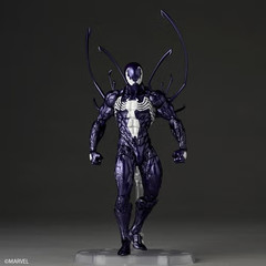PSL KAIYODO Revoltech Amazing Yamaguchi Symbiote Spider-Man Purple Figure PRE