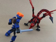 Customizable Dragon Figure 14″ Wingspan Fully Articulated Officially Licensed