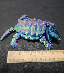 6.5″ Snapping Turtle Articulated Figure 3D Print Toy Collectable Multi Color