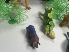 Dinasour Toy Lot Mixed Sets Trees 18 Pieces Everything You See Here!! See Desc.