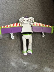 Disney Toy Story Buzz Lightyear 12 inch Action Figure & Small Plush (helmet)