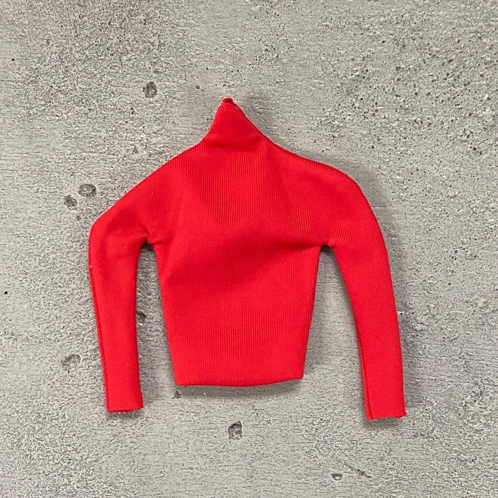 SU-CP-RD: Red Long Sleeve compression shirt for 6″~7″ Muscular Body