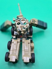 Vintage 1983 Bandai Machine Robo Gobots Tank Robo Loose Missing Front Tire