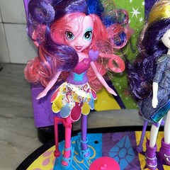 MLP My Little Pony Equestria Girls Rainbow Rocks Mane Event Stage With Dolls!