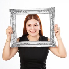 Fun Express 16″ – 21″ Silver Antique Picture Frame Cardstock Cutouts – 3 Pc.