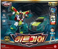 Hello Carbot The Braves HEAT GUY + CODE GUY Transformer Robot Figure Toy 2025