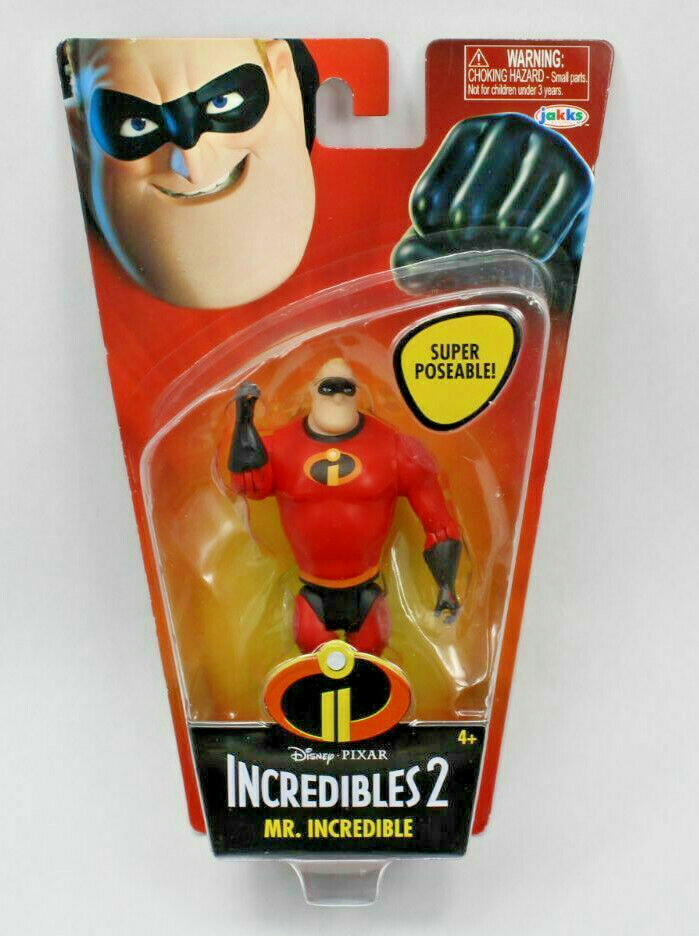 Incredibles 2 Disney Pixar Mr. Incredible Super Poseable Action Figure Brand New