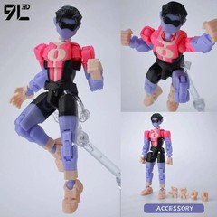 9L3D Lucky 13 Invincible Mark 1/12 Multi-Jointed Action Figure NEW