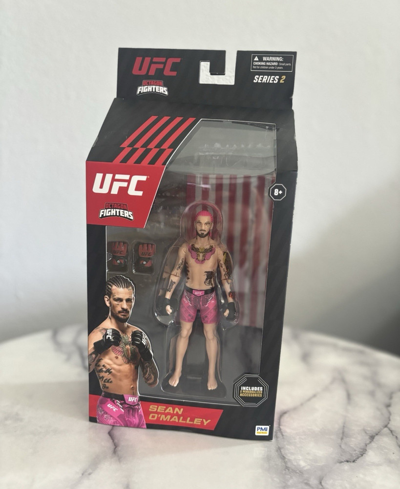 UFC Series 2 Sean O’Malley Action Figure w/ Gloves – Mixed Martial Arts