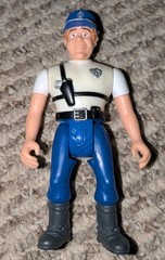 Vintage Police Academy Undercover Carey Mahoney Action Figure – Kenner