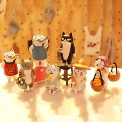 Ms Cat Blind Box Figure Toys kittens Dolls Meow Market Blind Bag Decoration