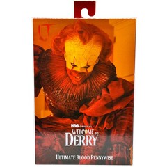 NECA IT Ultimate Blood Pennywise Welcome To Derry Action Figure FREE Shipping!