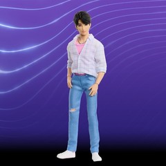 KPop Demon Hunters Saja Boys Jinu Fashion Doll Posable – OFFICIAL – NEW IN HAND
