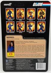 *NEW* Super7 ReAction G.I. Joe BARONESS 3.75″ Action Figure (L3)