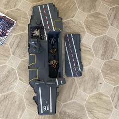 Vintage 31” Redbox Electronic Aircraft Carrier W/ 4 Planes