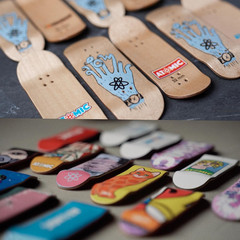 Beginner’s DIY Fingerboard Kit – Mold, Wood Plies, Trucks, Wheels & Guide Includ