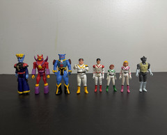 Lot of 8 1984 VOLTRON Action Figures Set, Multicolor Plastic Assorted Characters
