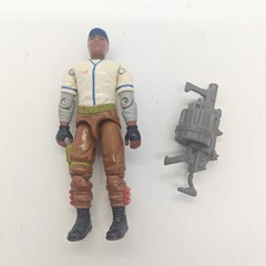 Vintage Hasbro 1988 Hard Ball v1 GI Joe Action Figure with Weapon & Card