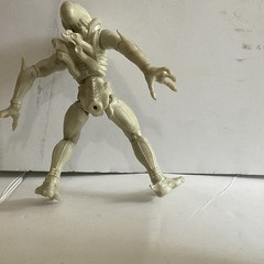 Alien Xenomorph Beige Plastic Action Figure Monster Figurine Toy Figure