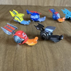 Dreamworks Movie Turbo Snail Racers Lot Of 10 W 1 Rolling Racer 2 Race Cars