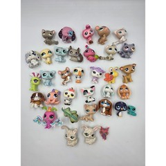Littlest Pet Shop LPS Tackle Tool Box Carrying Case Storage Container & Figures