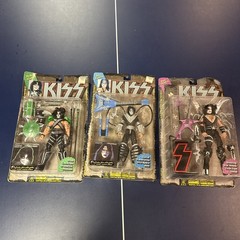 Paul, Ace and Peter Series 1 KISS action figure 1997 McFarlane Toys NEW! Lot